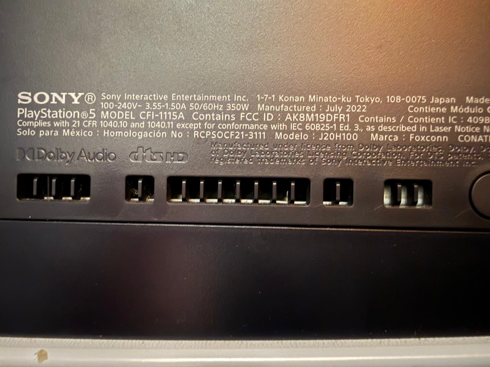 Sony PlayStation 5 console (disc, model CFI-1115A) photo